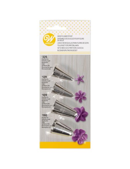 Wilton Spuitmondjes Set Bloemen 109, 129, 190, 225