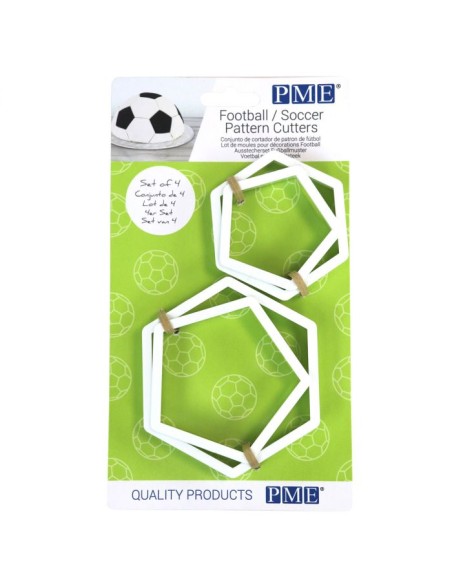 PME Uitsteker Set Voetbal Patroon -4st-