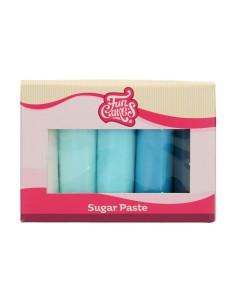FunCakes Rolfondant Multipack Blue Palette -5x100gr-