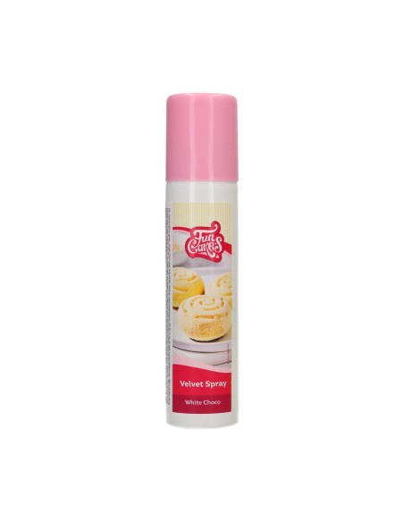 FunCakes Eetbare Velvet Spray White Choco -100ml-