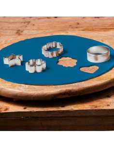 FunCakes Uitgerolde Fondant Disc Denim Blue 2