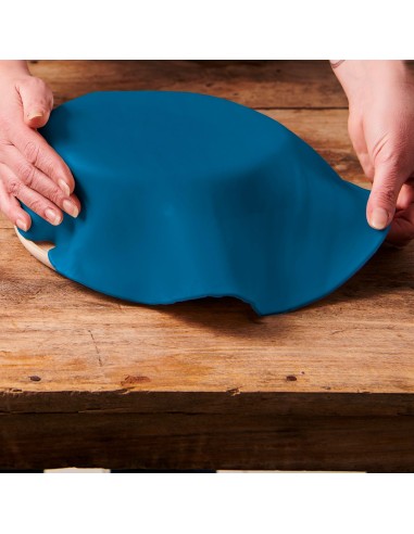 FunCakes Uitgerolde Fondant Disc Denim Blue