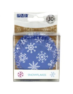 PME Folie Baking Cups Sneeuwvlok -30st- 2