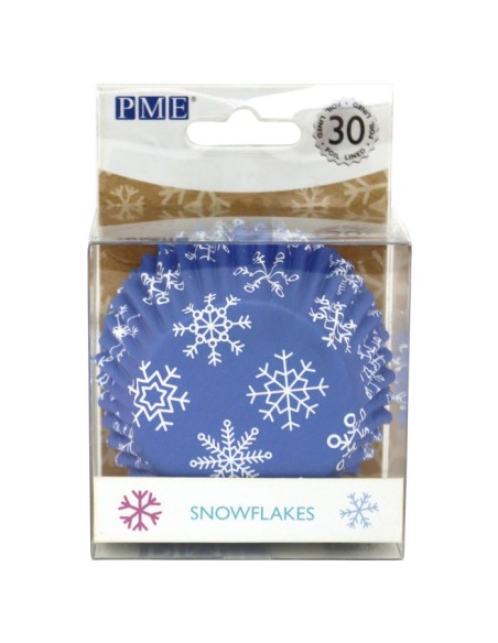 PME Folie Baking Cups Sneeuwvlok -30st-