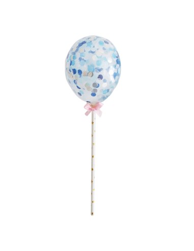 Mini Confetti Ballon Blauw