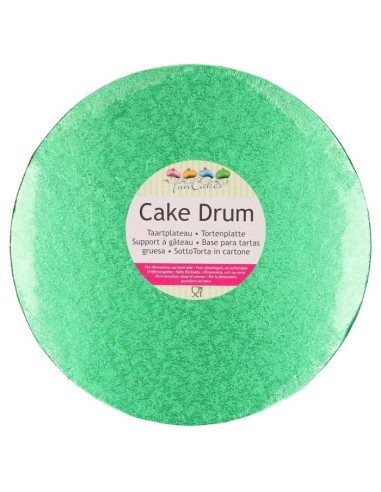 FunCakes Cake Drum Rond -30,5cm- Groen
