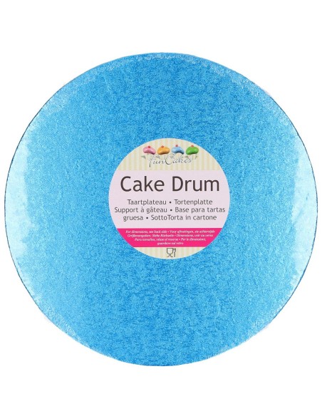 FunCakes Cake Drum Rond -30,5cm- Blauw 