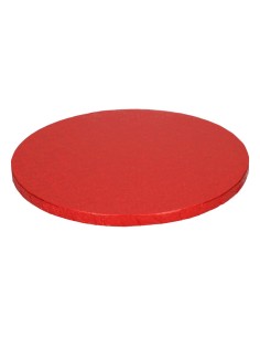 FunCakes Cake Drum Rond -25cm- Rood