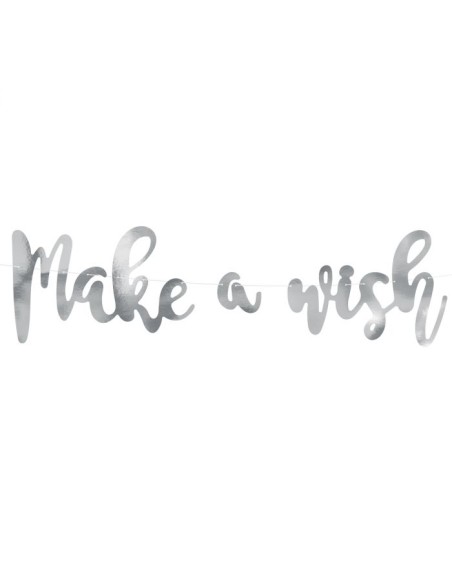 PartyDeco Banner Unicorn Make a Wish //