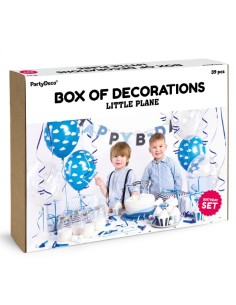 PartyDeco Party Decoratie Set Vliegtuigjes //