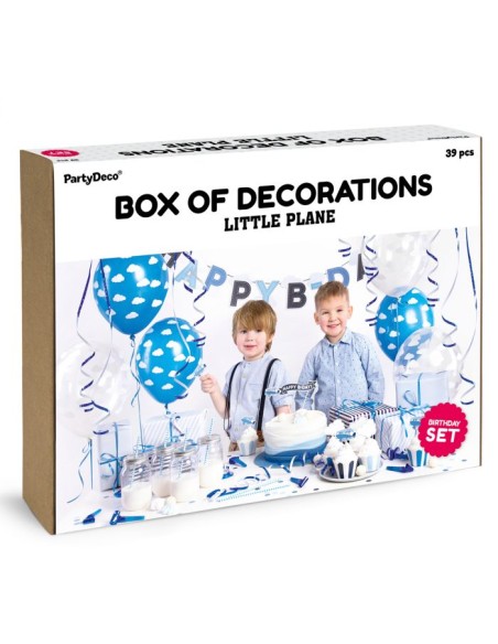 PartyDeco Party Decoratie Set Vliegtuigjes //