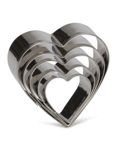 Patisse Koekjes Uitsteker Hart Set -5st-