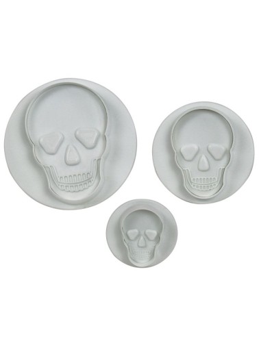 PME Plunger Uitsteker Set Doodshoofd -3st-