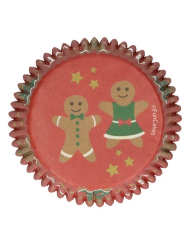 FunCakes Baking Cups Gingerbread -48st-