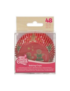 FunCakes Baking Cups Gingerbread -48st- 2