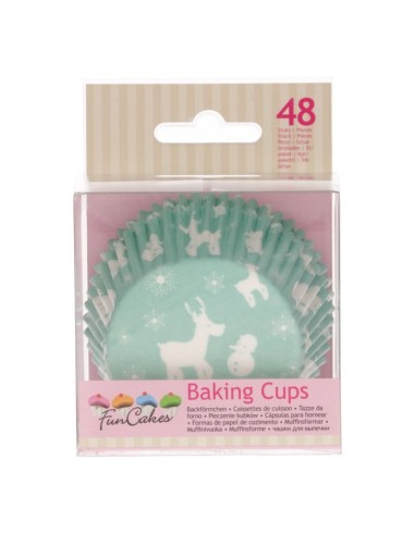 FunCakes Baking Cups Winter Wonderland -48st- //