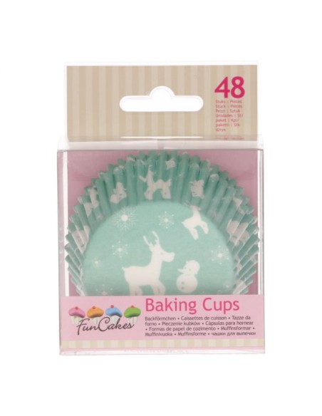 FunCakes Baking Cups Winter Wonderland -48st- //