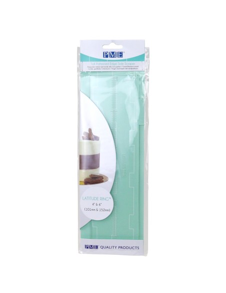 PME Acryl Schraper Breedte Ring -10&15cm hoog- //