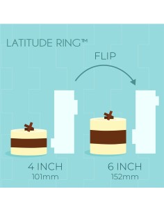 PME Acryl Schraper Breedte Ring -10&15cm hoog- // 2