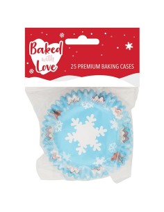 Baked with Love Folie Baking Cups Kerstvrienden -24st-