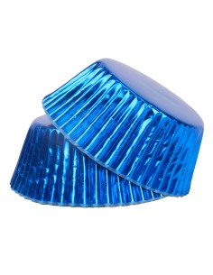PME Baking Cups Metallic Blauw- 30st-