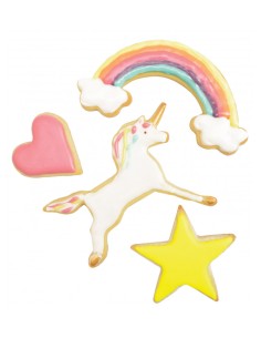 Scrapcooking Koekjes Uitsteker Set Unicorn -4st- // 2