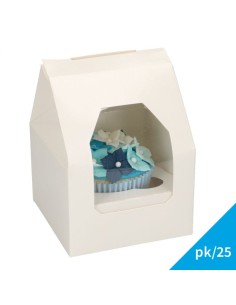 FunCakes Cupcake Doos 1 Blanco -25st-