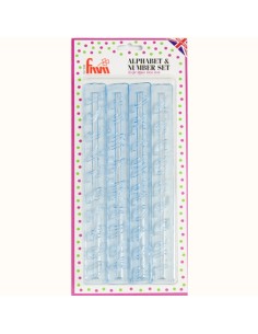 FMM Tappit Set Alfabet & Cijfers Hoofdletters Cursief 2