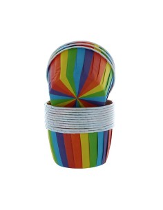 Culpitt Baking Case Cup Regenboog -24st-