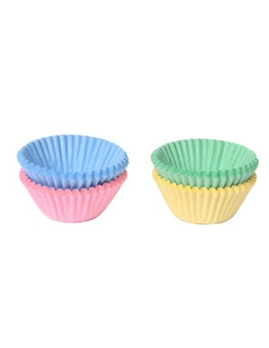 House of Marie Chocolade Baking Cups Pastel Assorti -100st-