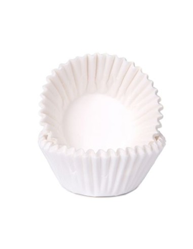 House of Marie Chocolade Baking Cups Wit -100st-