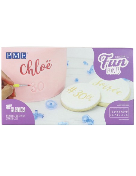 PME Stempelset Fun Fonts - Numbers