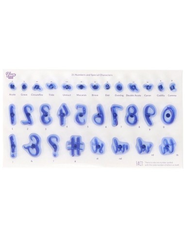 PME Stempelset Fun Fonts - Numbers