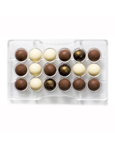 Decora Chocolade Mal Halve Bol -25mm- 2