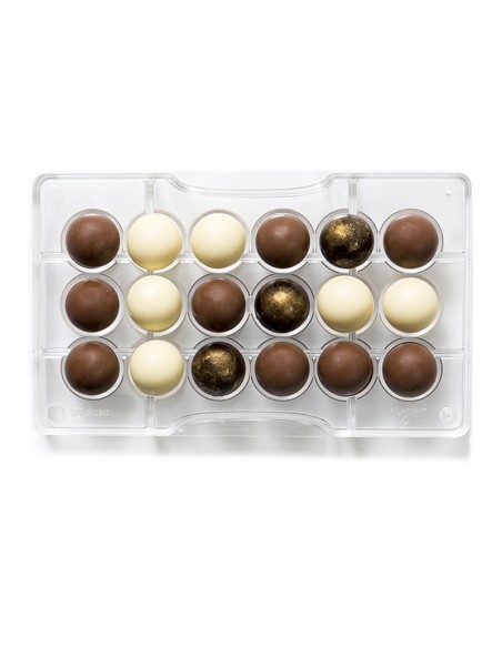 Decora Chocolade Mal Halve Bol -25mm-