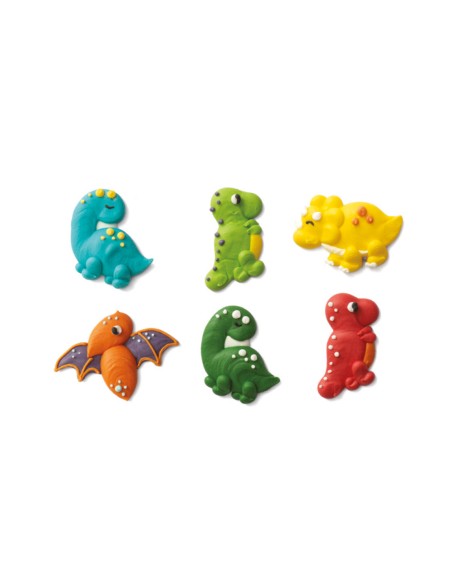 Decora Suikerdecoratie Jurassic -6st-