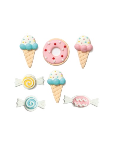 Decora Suikerdecoratie Snoep -7st-