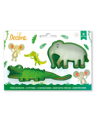 Crocodile & Elephant