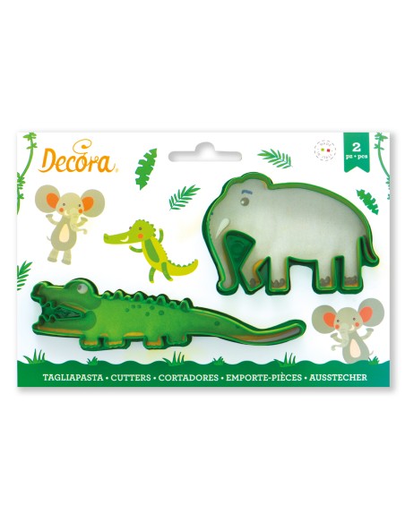 Crocodile & Elephant