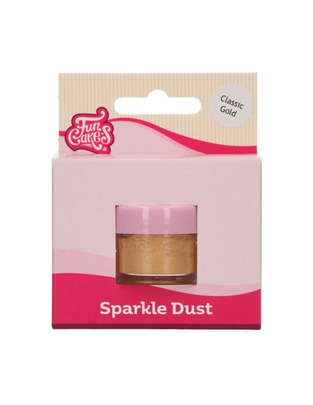 FunCakes Edible Sparkle Dust Classic Gold