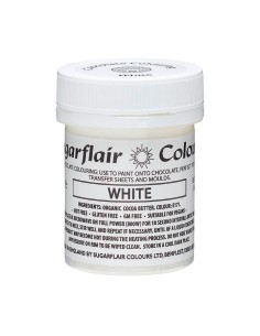 Sugarflair Chocolade Kleurstof Wit -35gr-