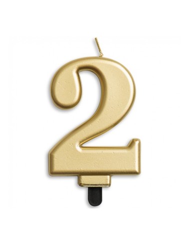 Metallic Kaars Pastel Goud Nummer 2 //