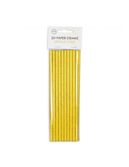 Rietjes Metallic Goud -20st-