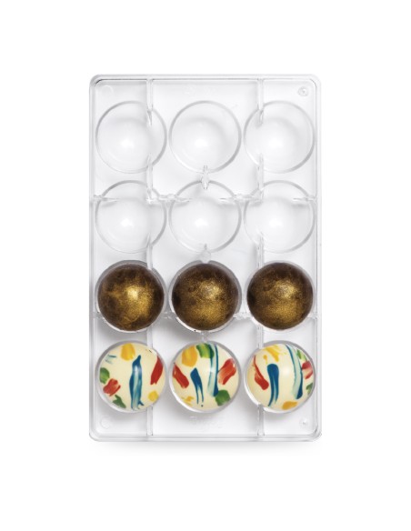 Decora Chocolade Mal Halve Bol -5cm-