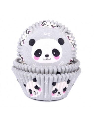 House of Marie Baking Cups Panda -50st-