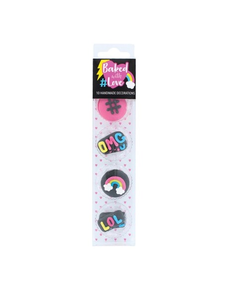 Baked with Love Suikerdecoratie LOL -10st-