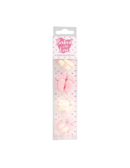 Baked with Love Suikerdecoratie Baby Meisje -13st- //