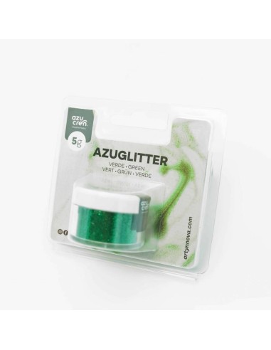 Azucren Deco Glitter Green -5gr-