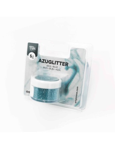 Azucren Deco Glitter Turquoise -5gr-