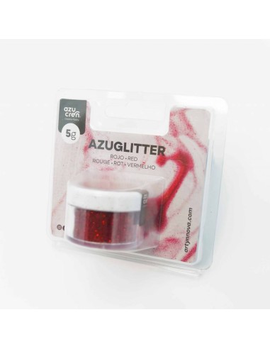 Azucren Deco Glitter Red -5gr-